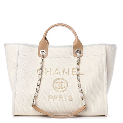 chanel pearl tote|chanel large tote bag price.